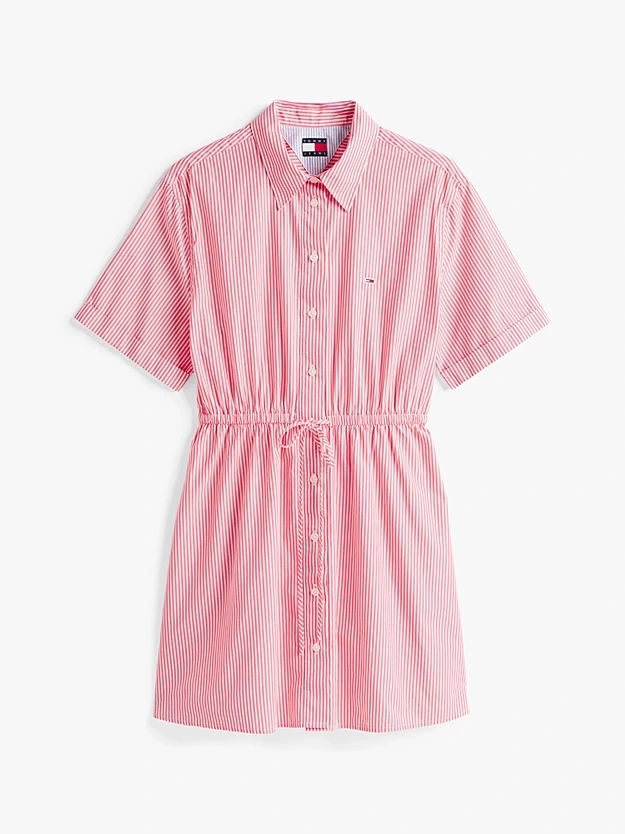 TJW MINI STRIPE SHIRT DRESS