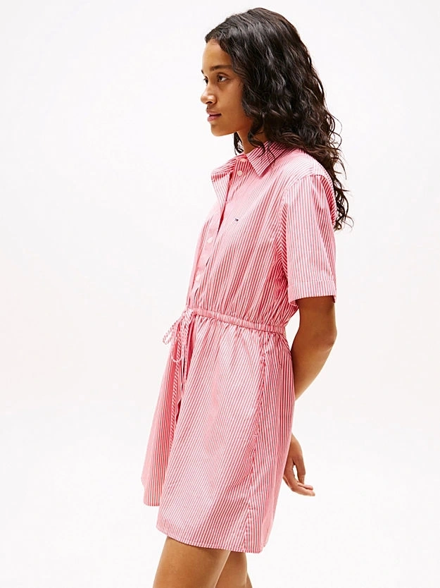 TJW MINI STRIPE SHIRT DRESS