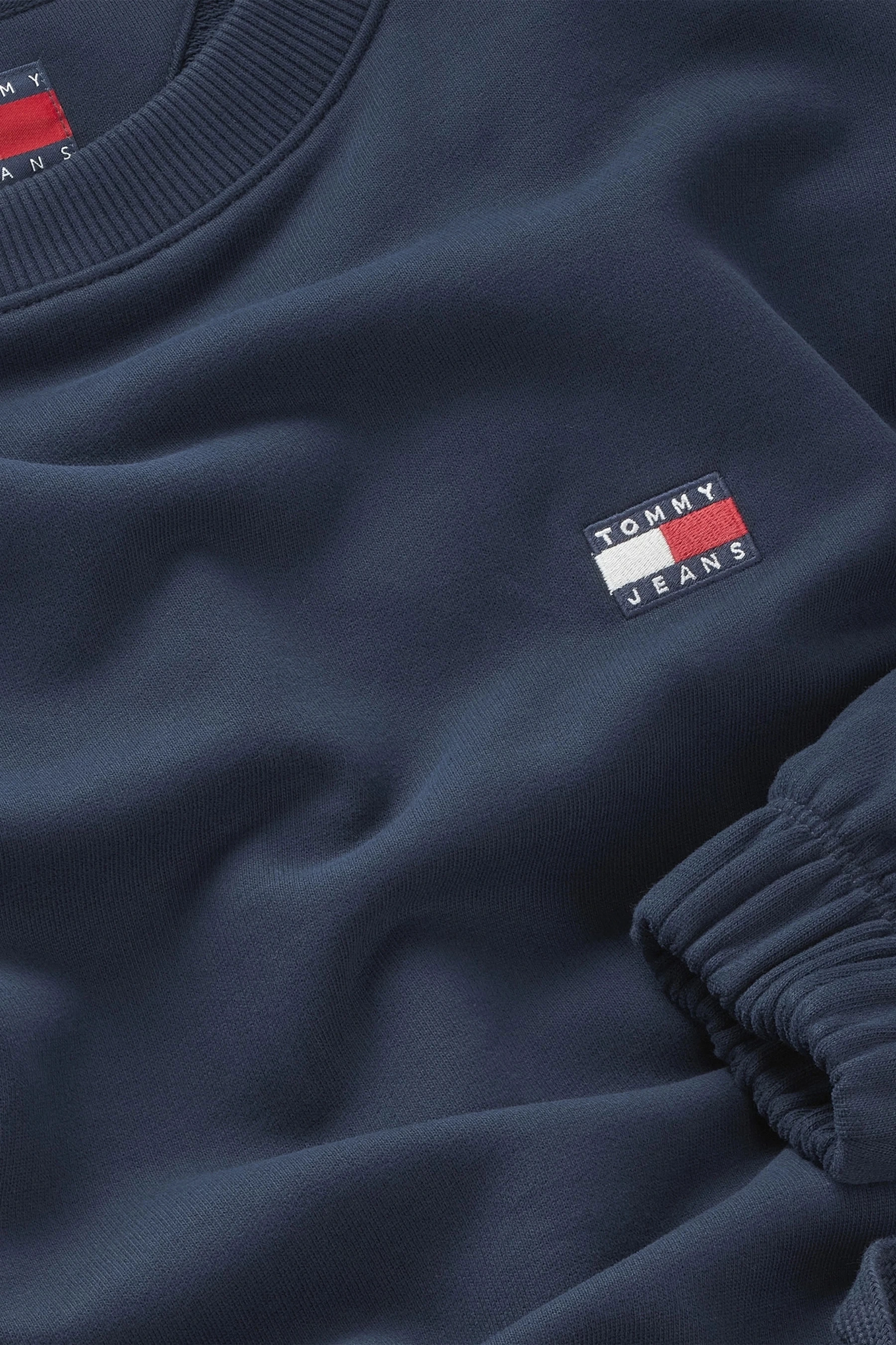 Tommy Jeans Kadın Lacivert Bağcık Detaylı Logolu Sweatshirt
