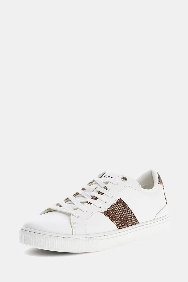 Guess  Erkek Beyaz Todi 4G Logolu Sneaker