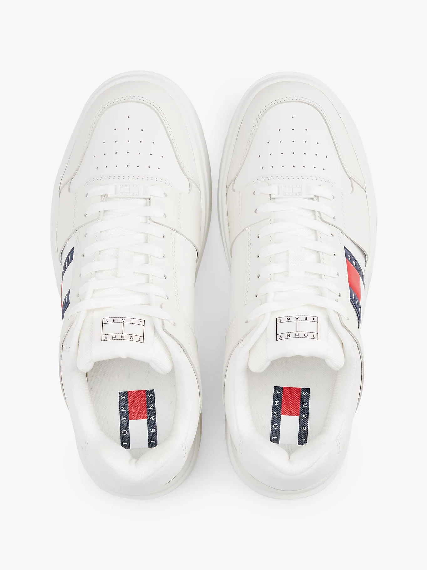 Tommy Hilfiger Erkek Ekru Brooklyn Deri Sneaker