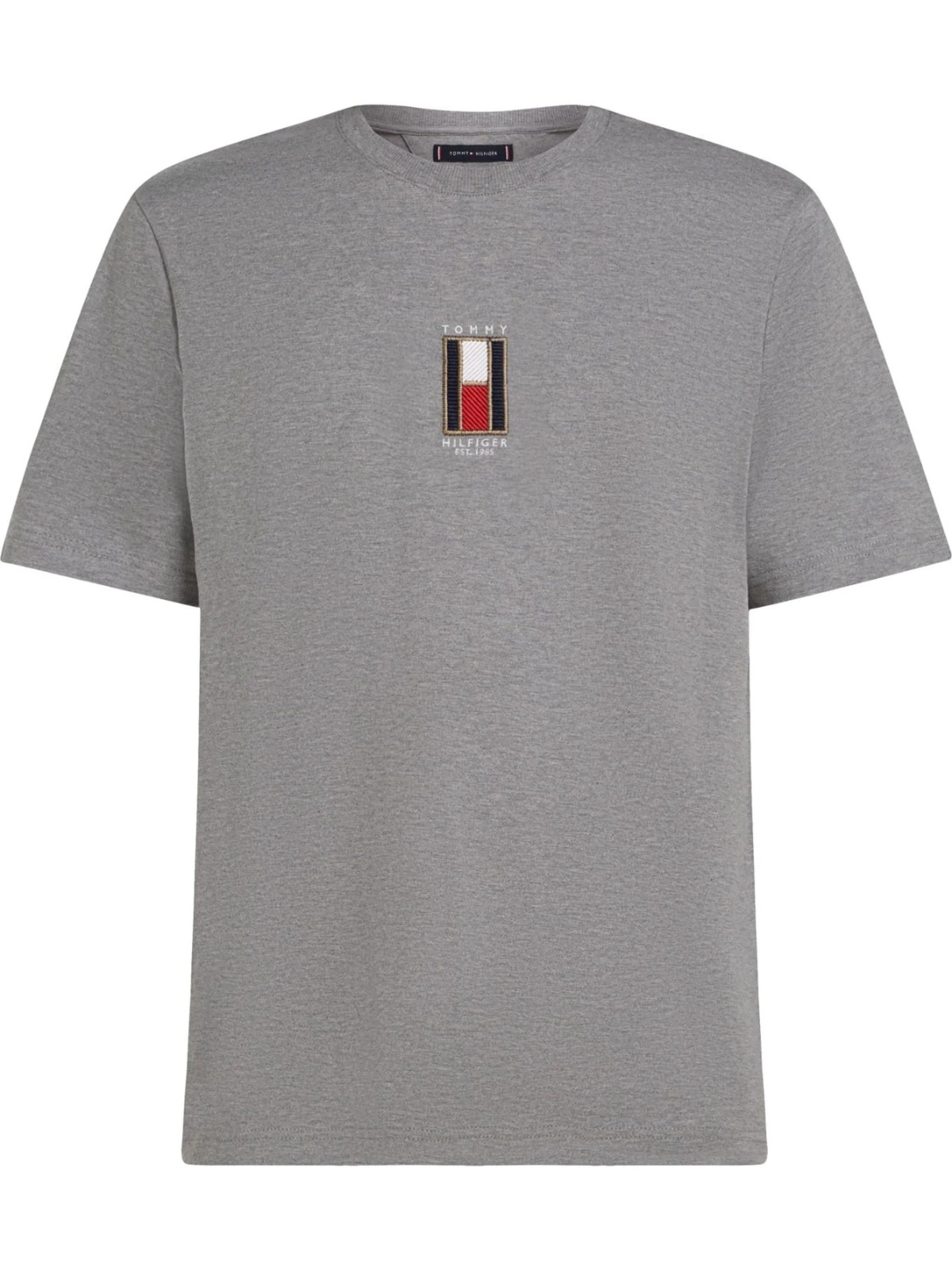 Tommy Hilfiger Erkek Gri T-Shirt