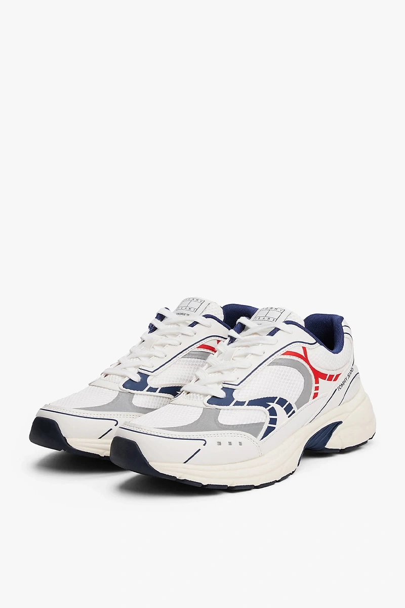 Tommy Hilfiger Erkek Kalın Taban Çok Renkli Sneaker