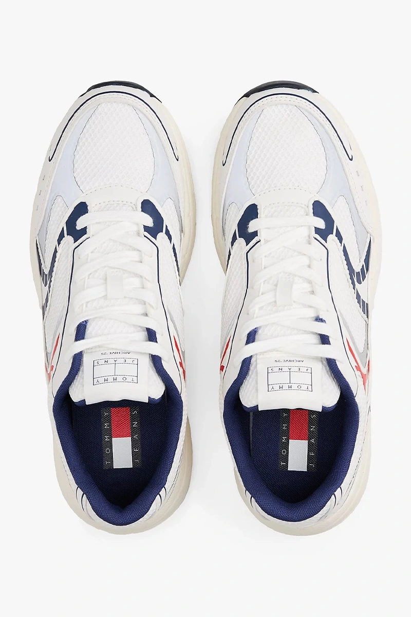 Tommy Hilfiger Erkek Kalın Taban Çok Renkli Sneaker