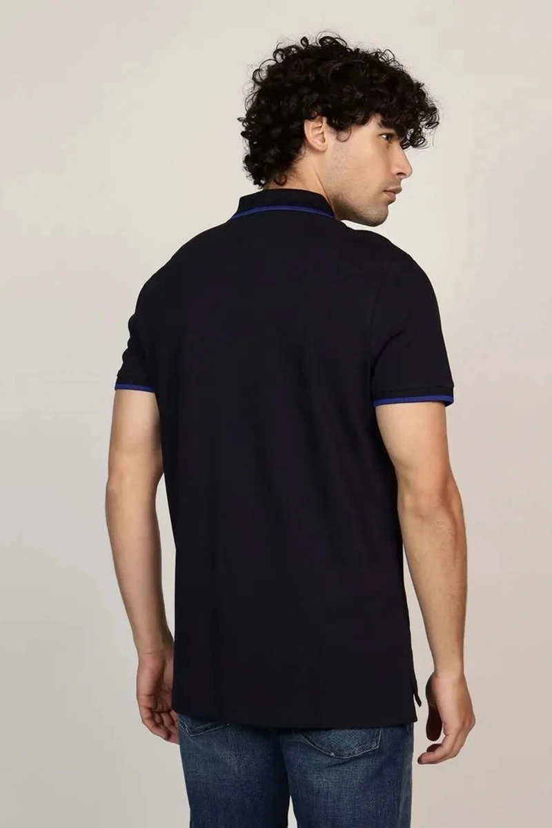Tommy Hilfiger Erkek Lacivert Polo Yaka T-Shirt