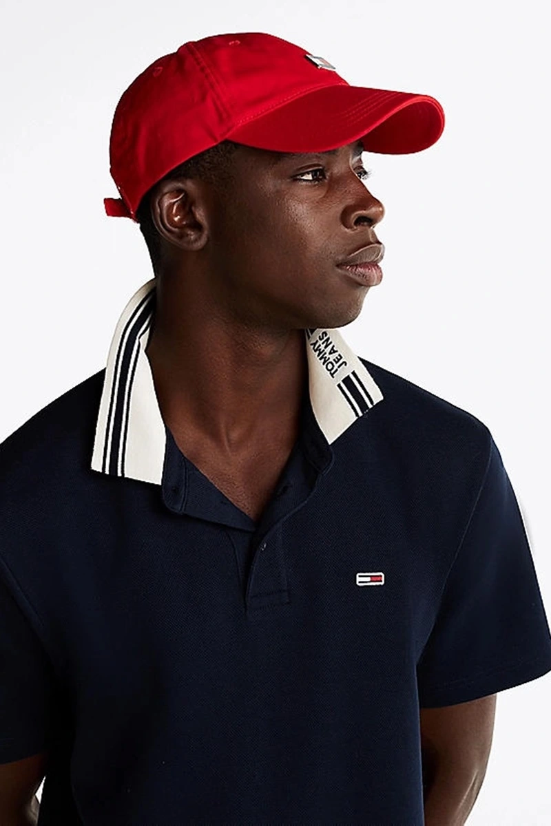 Tommy Hilfiger Erkek Lacivert Regular Fit Polo Yaka T-Shirt