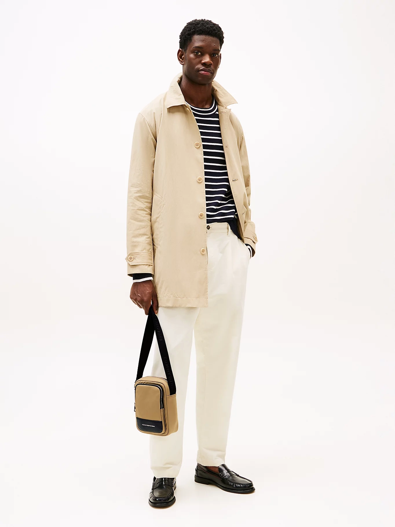 Tommy Hilfiger Erkek TH İş Metal Logo Muhabir Çantası