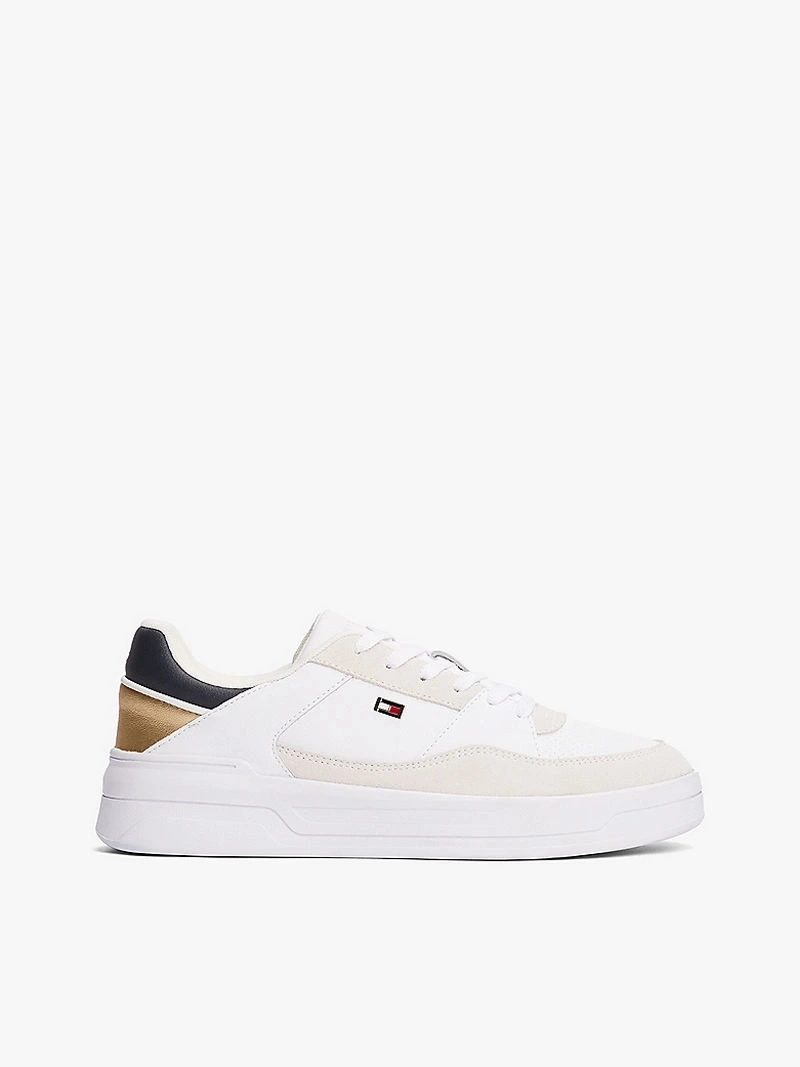 Tommy Hilfiger  Kadın Metalik Logolu  Sneaker