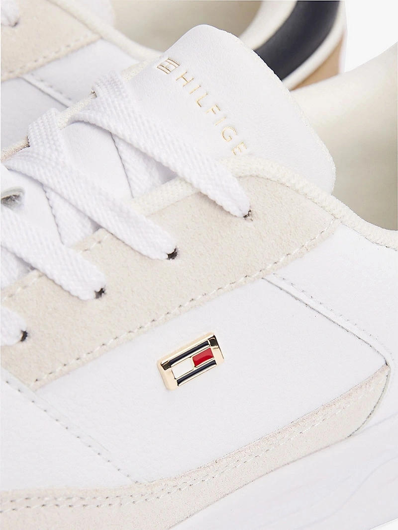 Tommy Hilfiger  Kadın Metalik Logolu  Sneaker