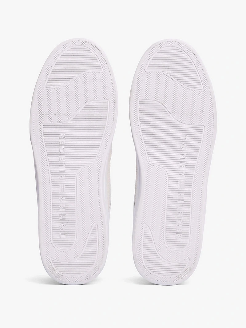 Tommy Hilfiger  Kadın Metalik Logolu  Sneaker