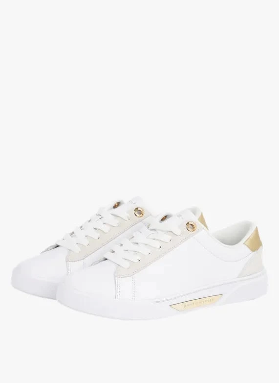 Tommy Hilfiger Kadın Beyaz Court Sneaker