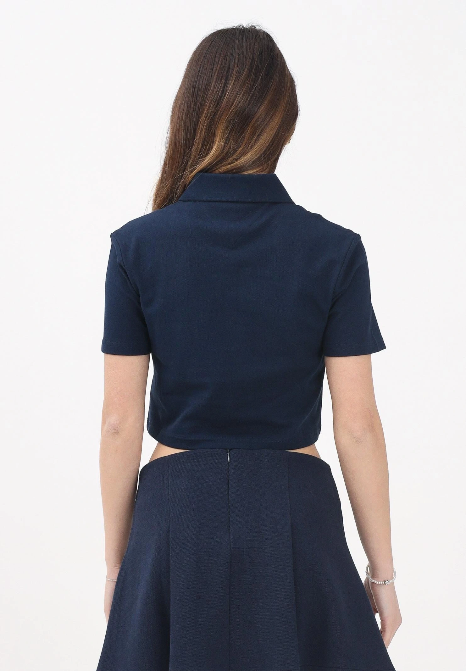 Tommy Hilfiger Kadın  Beyaz Crop T-Shirt
