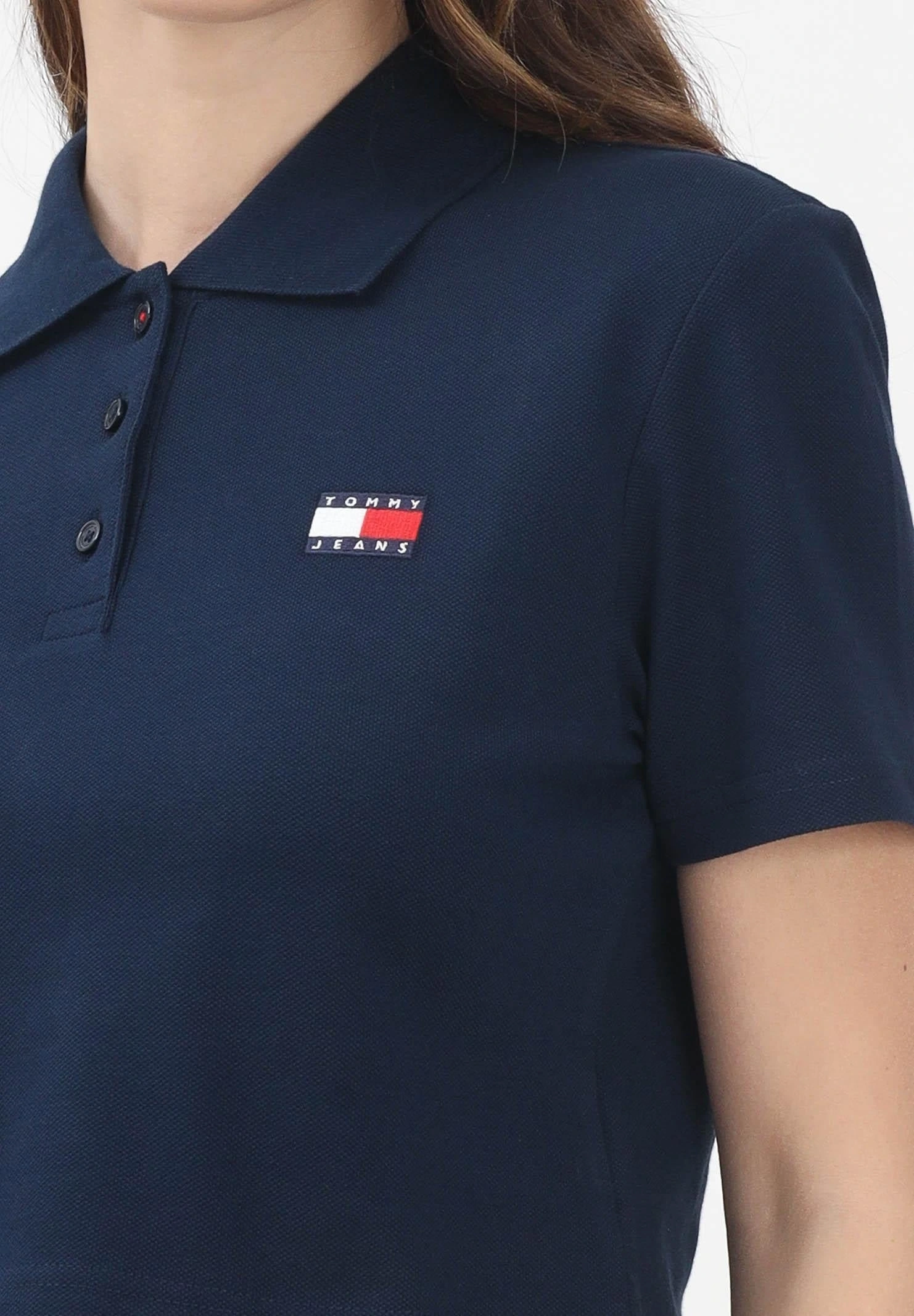 Tommy Hilfiger Kadın  Beyaz Crop T-Shirt