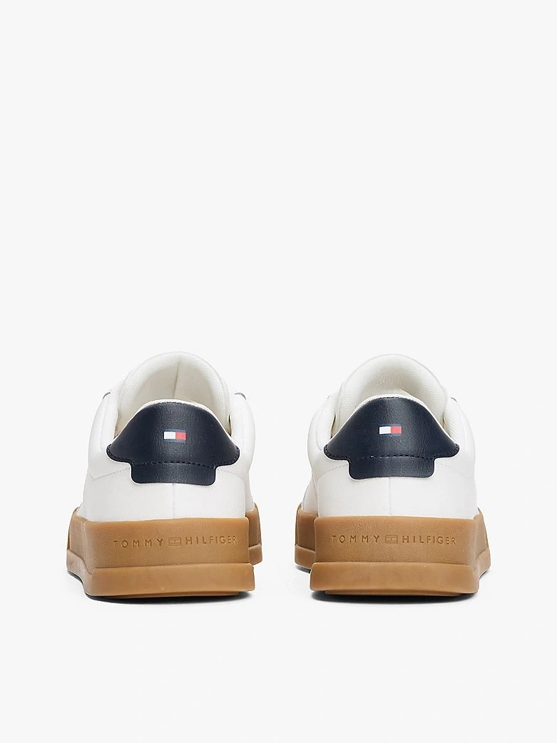 Tommy Hilfiger Kadın  Beyaz Deri Sneaker