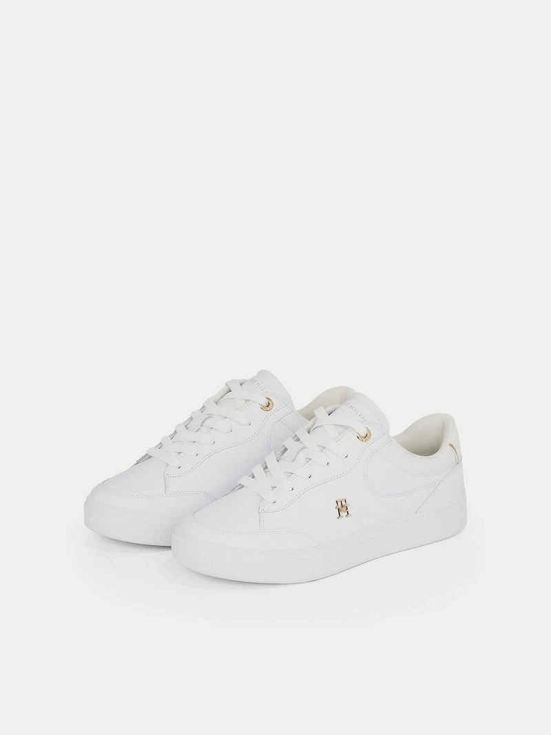 Tommy Hilfiger Kadın Essential Chic Court  Beyaz Sneaker