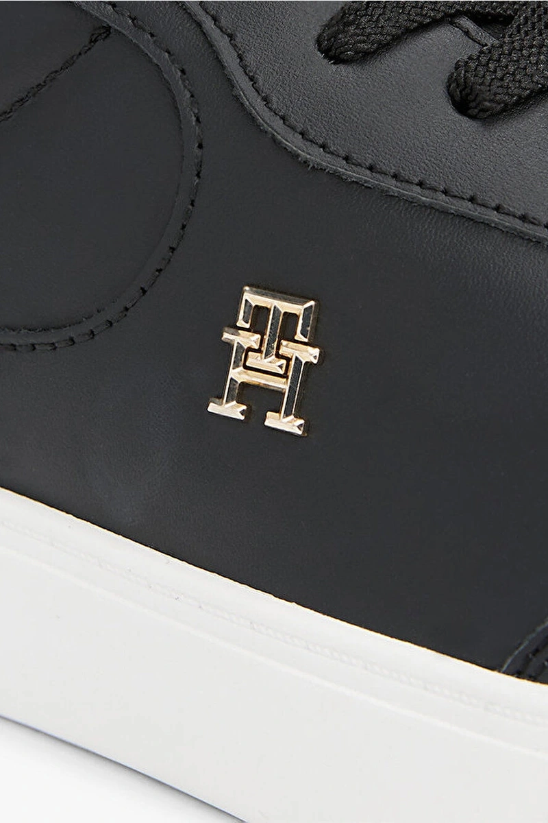 Tommy Hilfiger Kadın Essential Chic Court  Siyah Snesker
