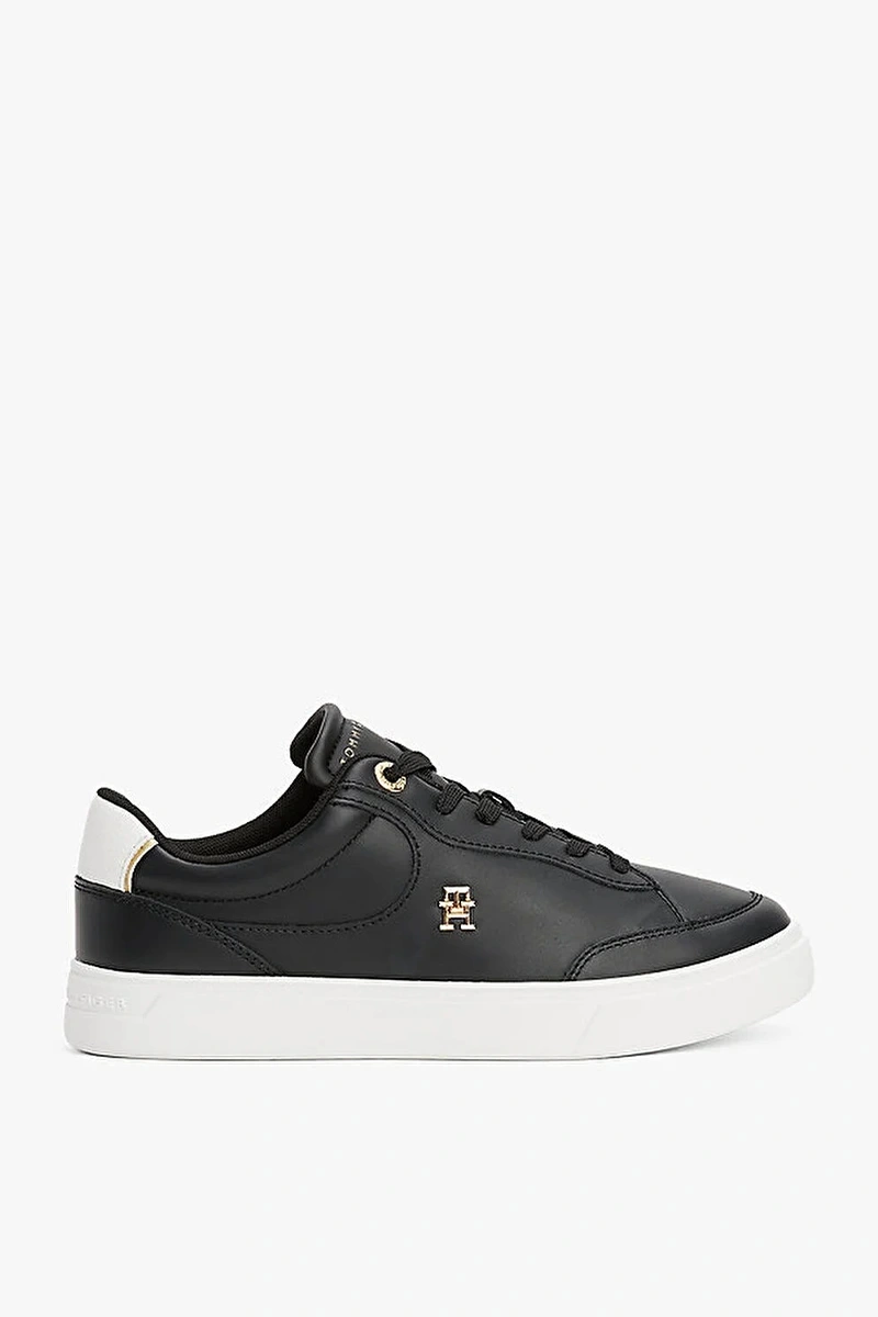 Tommy Hilfiger Kadın Essential Chic Court  Siyah Snesker