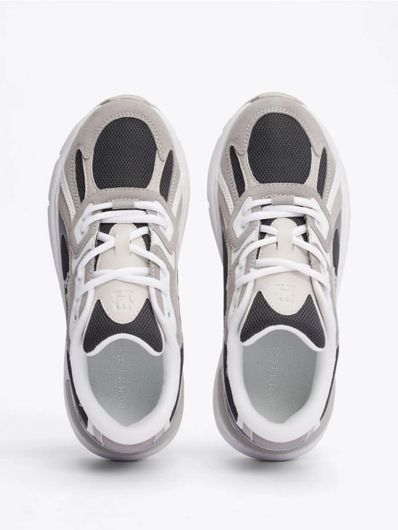 Tommy Hilfiger Kadın Tonal Kalın  Gri Sneaker