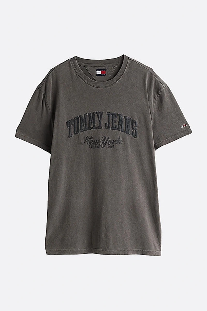 Tommy Hilfiger Logolu Erkek Siyah T-Shirt