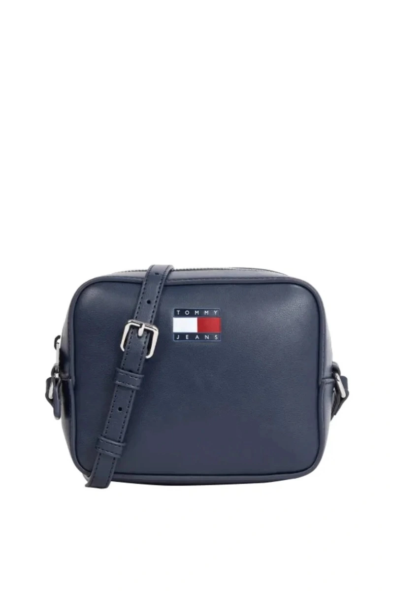 Tommy Hilfiger Logolu Kadın Lacivert Çapraz Çanta