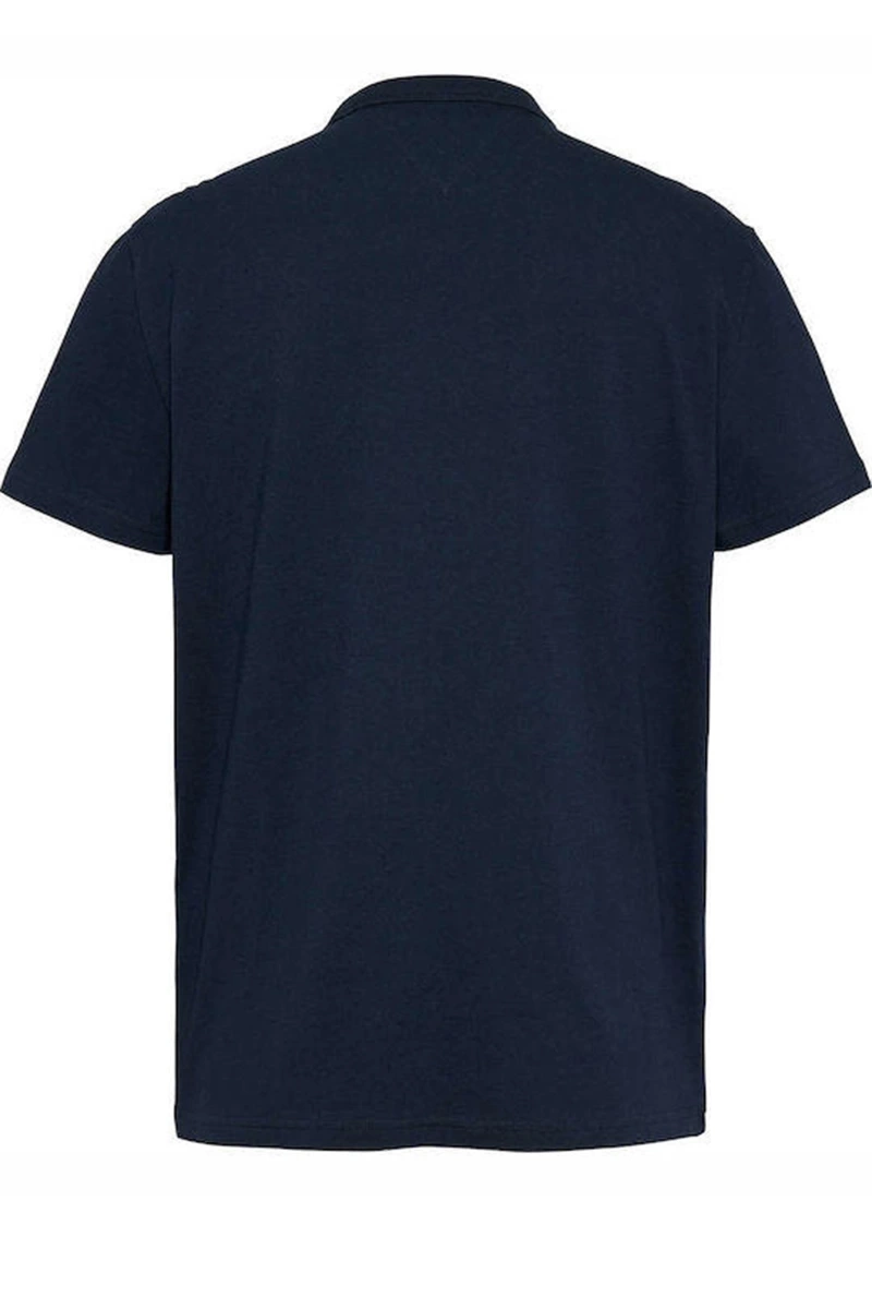 Tommy Hilfiger Logolu Lacivert Siyah T-Shirt