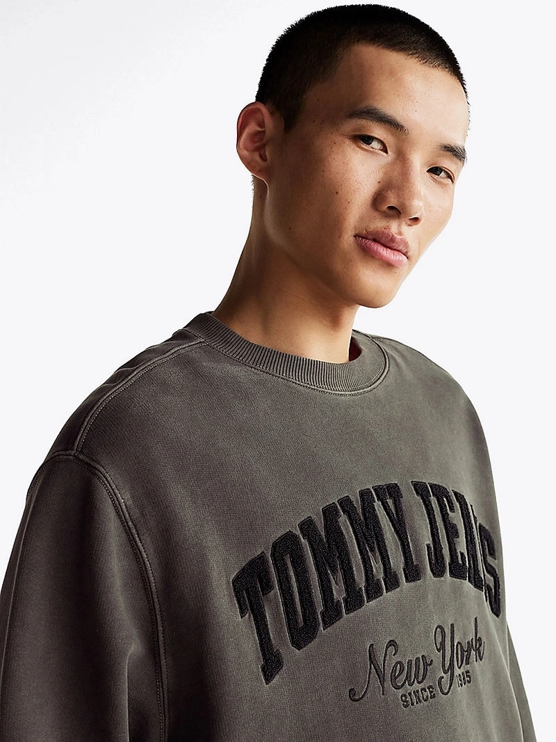 Tommy Hilfiger Erkek Vintage Bisiklet Yaka Kazak