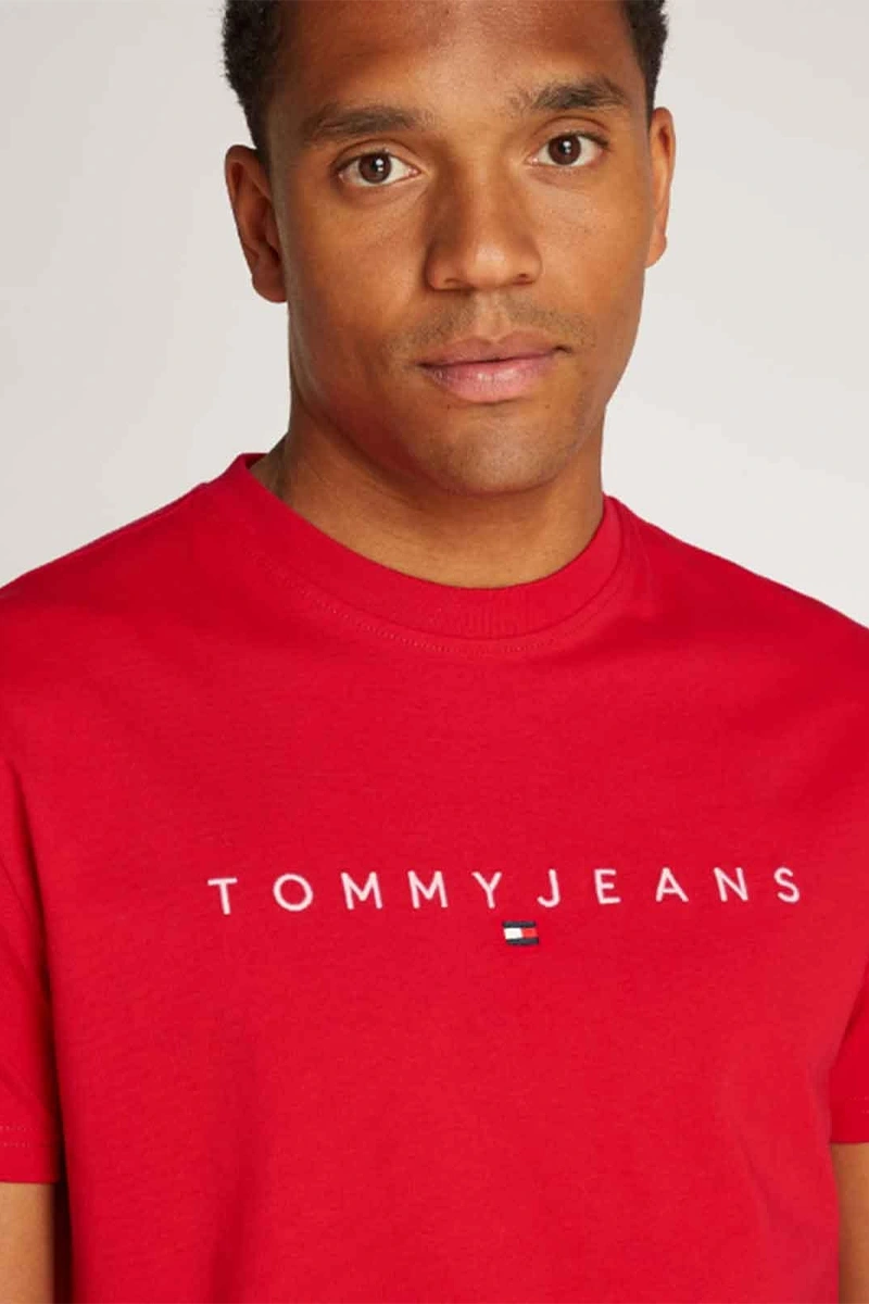 Tommy Hilfiger Erkek Kırmızı Regular Fit T-Shirt