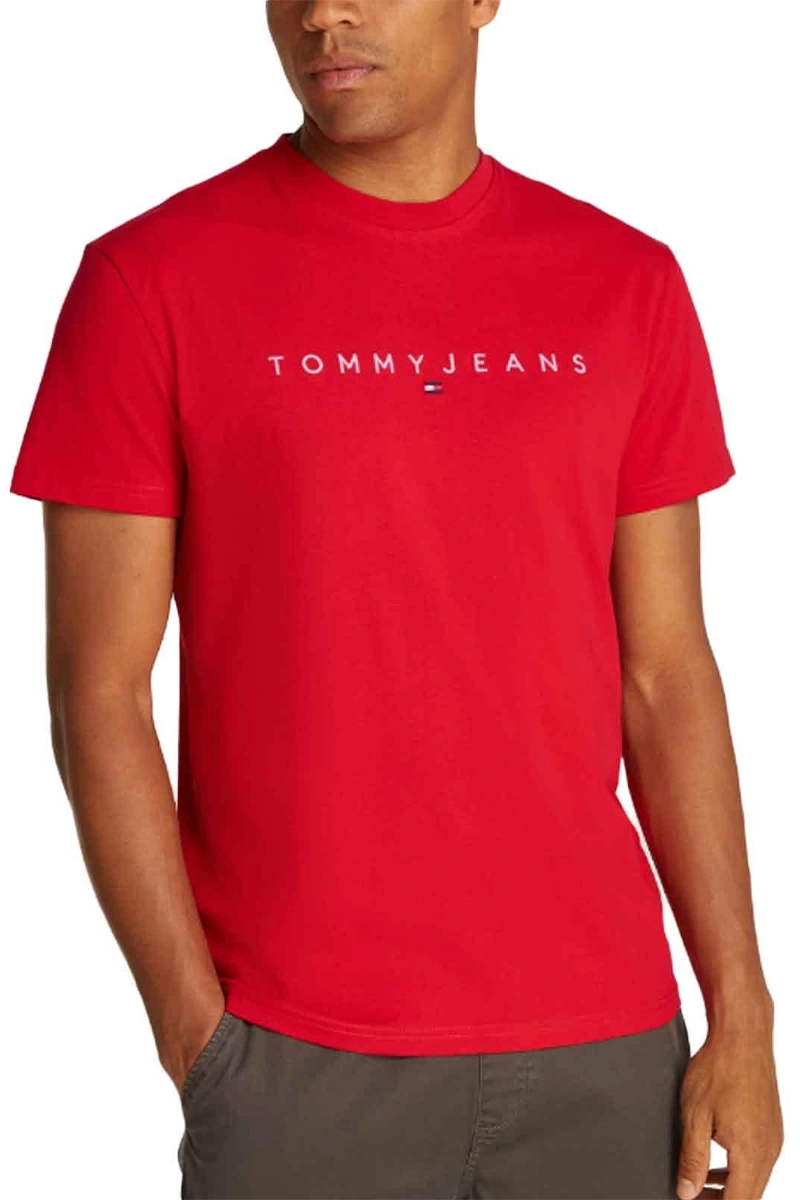 Tommy Hilfiger Erkek Kırmızı Regular Fit T-Shirt