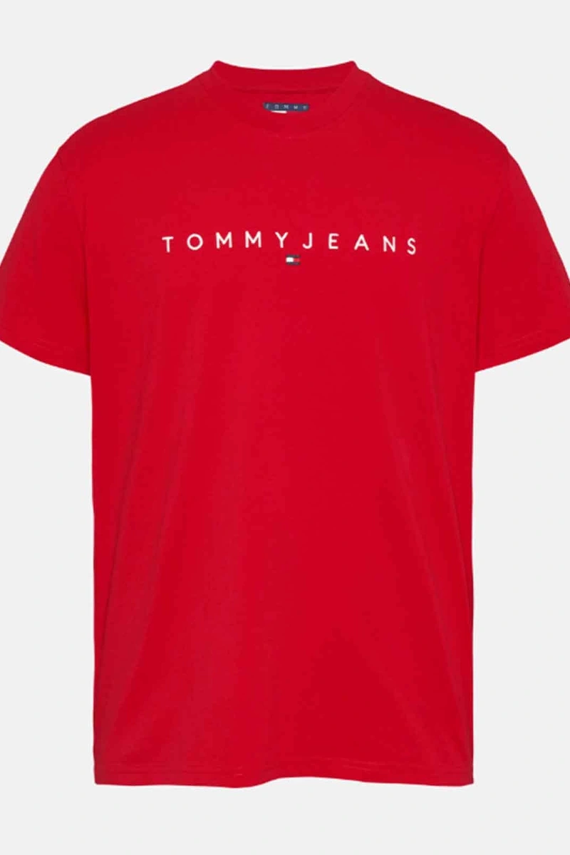 Tommy Hilfiger Erkek Kırmızı Regular Fit T-Shirt