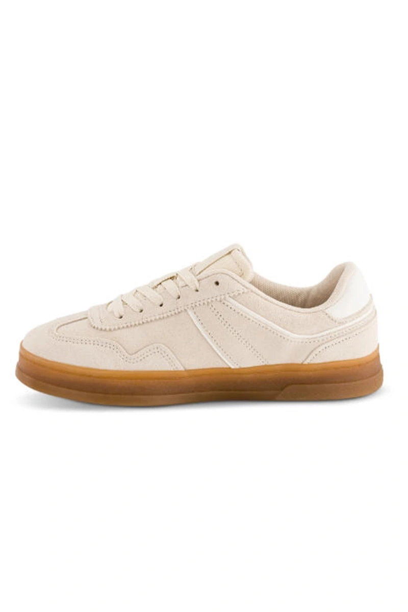 Tommy Hilfiger Kadın Bej Greenwich Süet Sneaker
