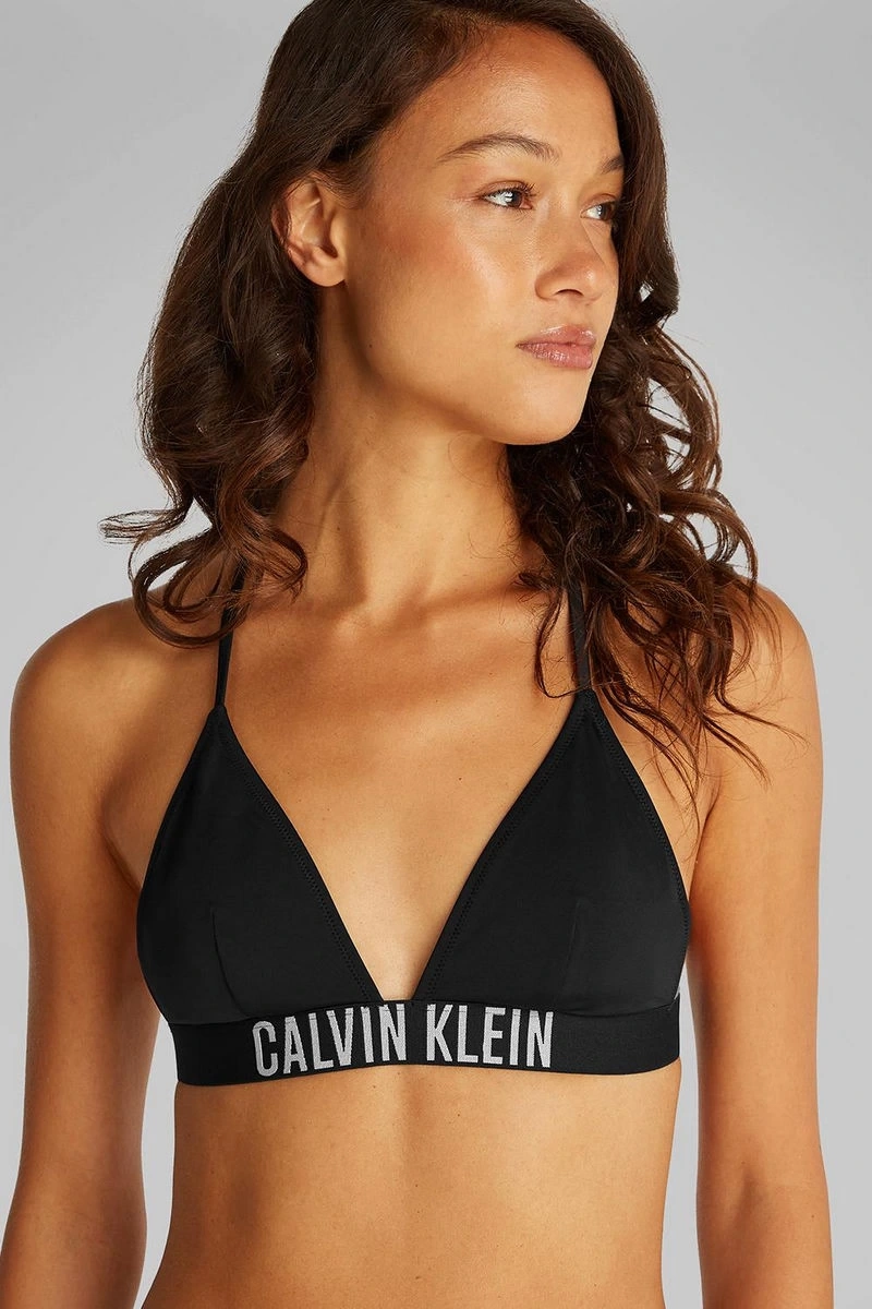 Calvin Klein Kadın Siyah Üçgen Büstiyer