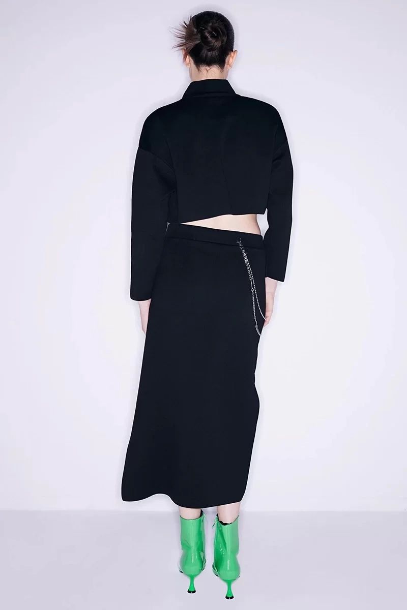 Twist Basıc Crop Triko