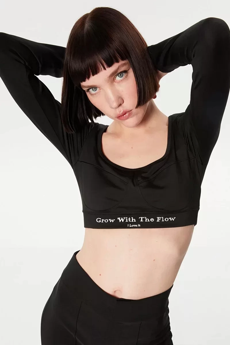 Twist BÜSTİYER GÖRÜNÜMLÜ CROP BODY