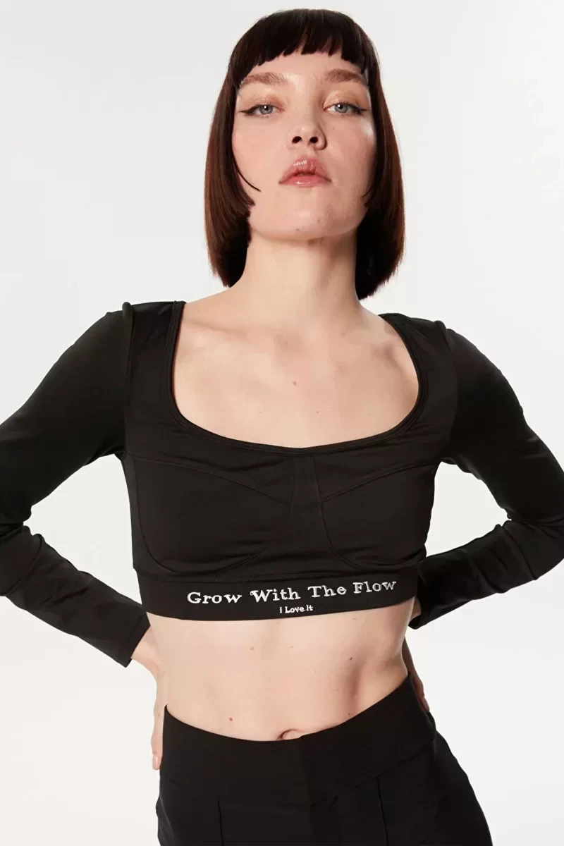 Twist BÜSTİYER GÖRÜNÜMLÜ CROP BODY