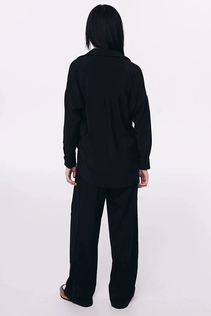 Twist Dökümlü Basic Bluz