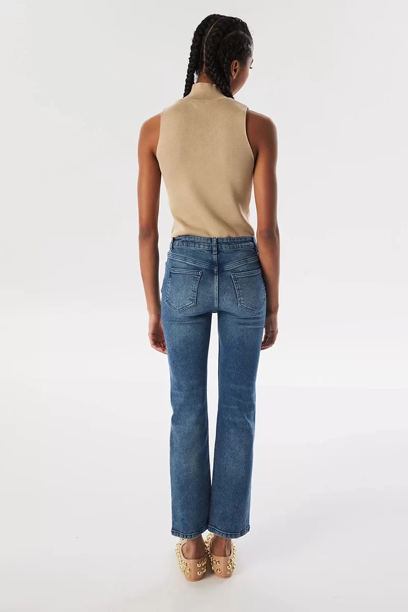 Twist Kıck  Flare Fit Jean  Pantolon