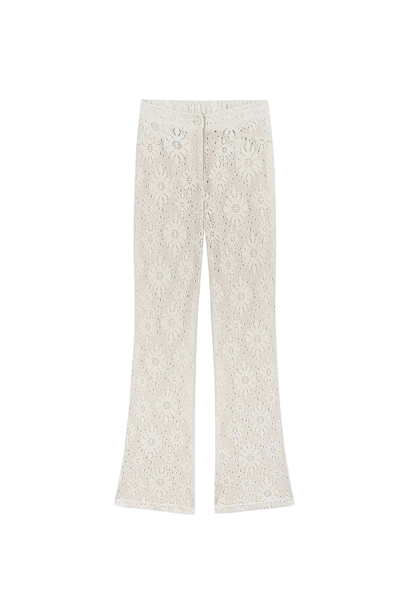 Twist Krem Pantolon