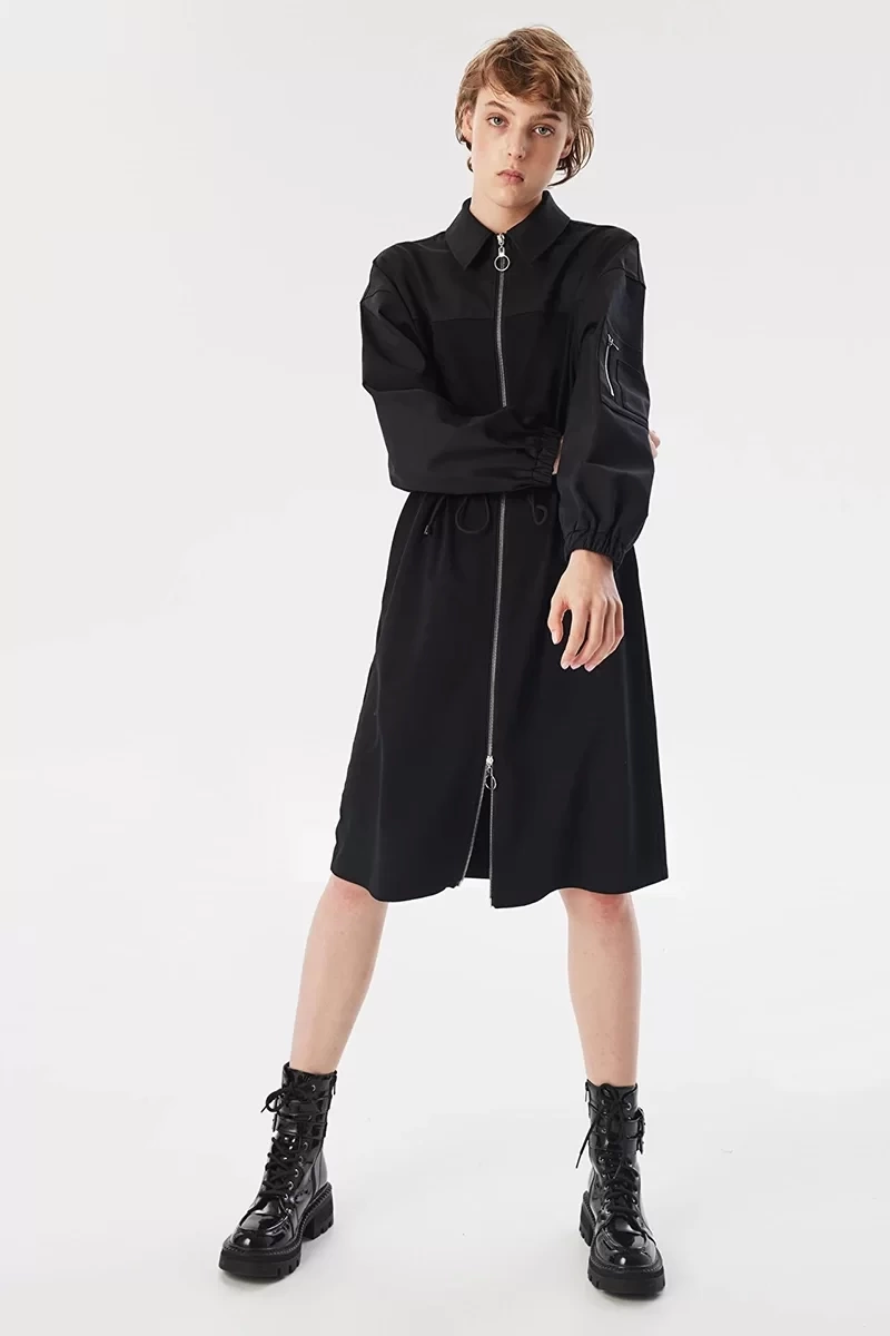 Twist Kumaş Mıx Midi Elbise