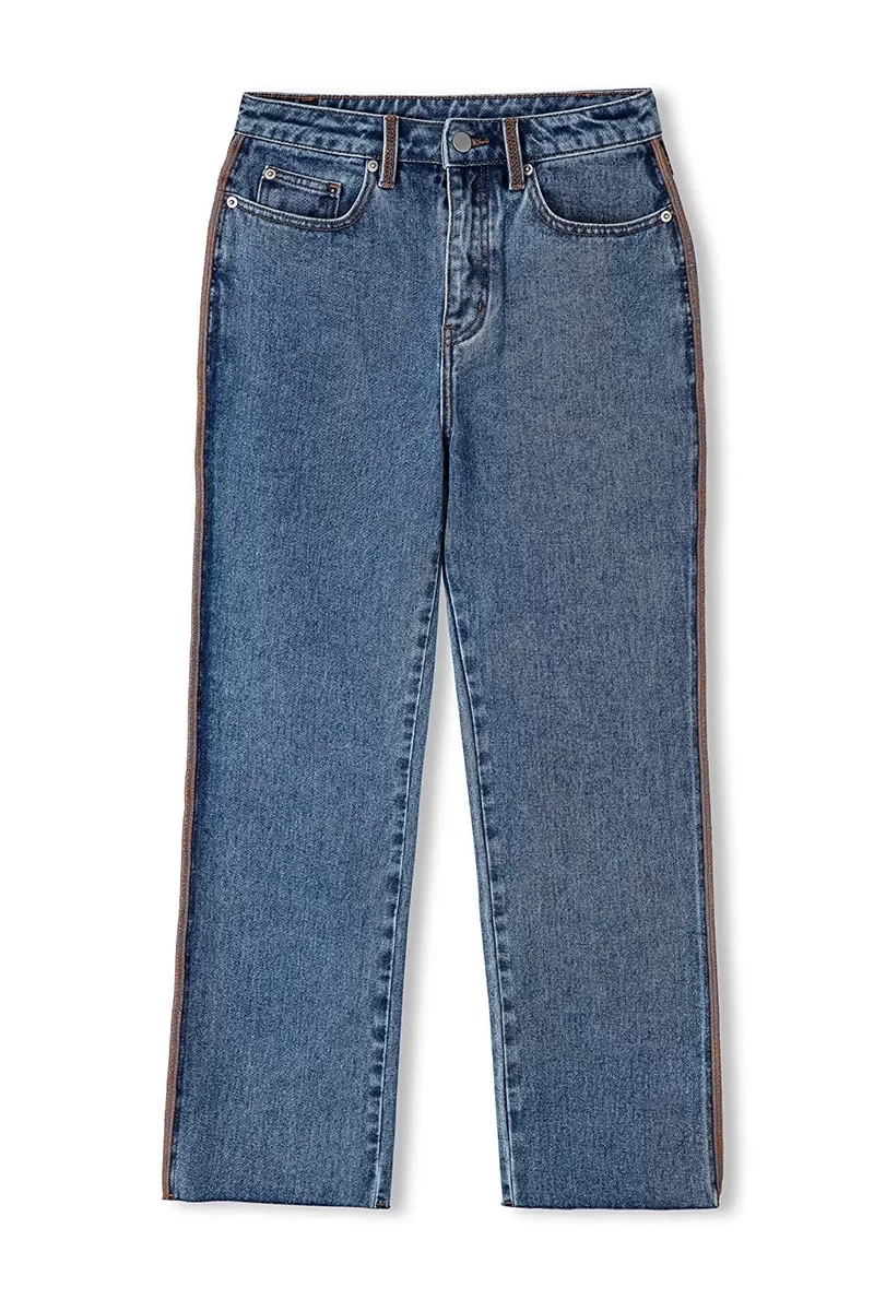 Twist Raw Edge Detaylı  JeanPantolon Kadın