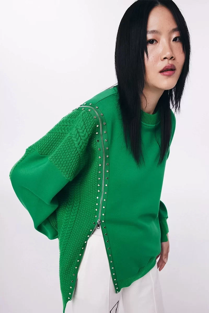 Twist Triko Mıx Yeşil  Sweatshirt