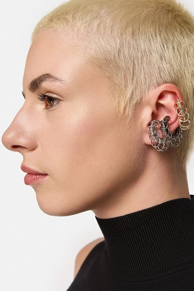 Twist  Üçlü Ear Cuff Seti