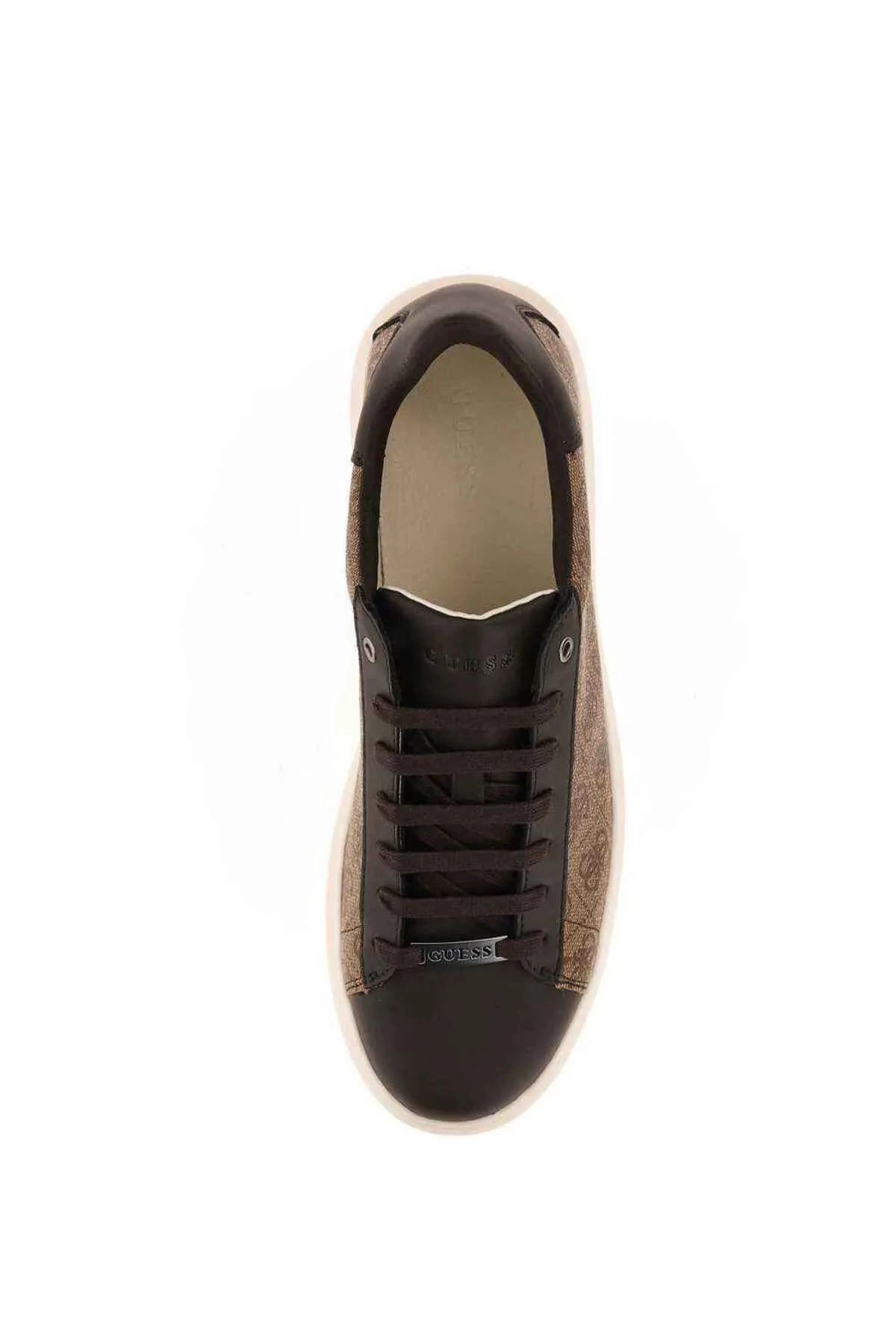 Guess Erkek Kahverengi Vibo 4G Logolu Sneaker