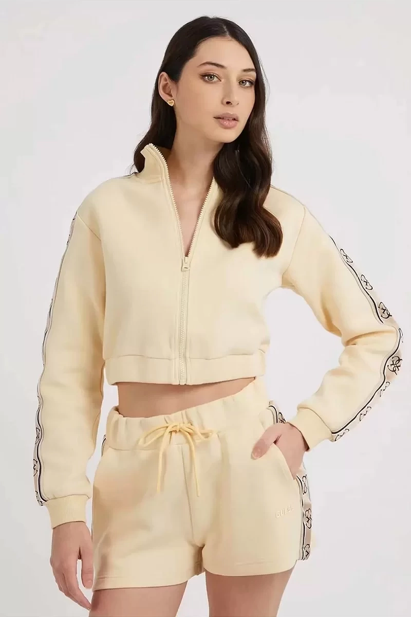 Yan Logolu Crop Sweatshirt