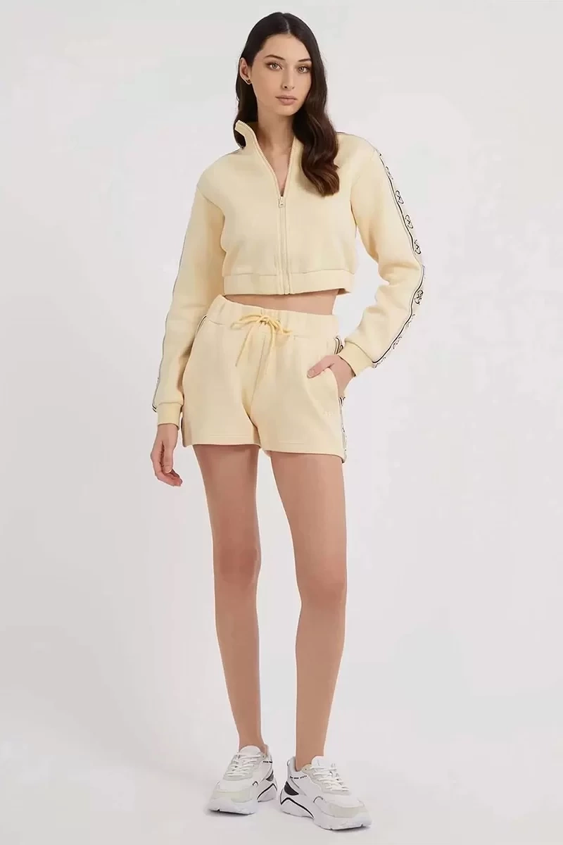 Yan Logolu Crop Sweatshirt