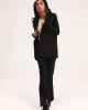 Quzu Kadın Siyah Oversize Blazer Ceket (21Y50873-01)