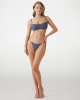 Guess Kadın Mavi Balenli Bralette Bikini Üst
