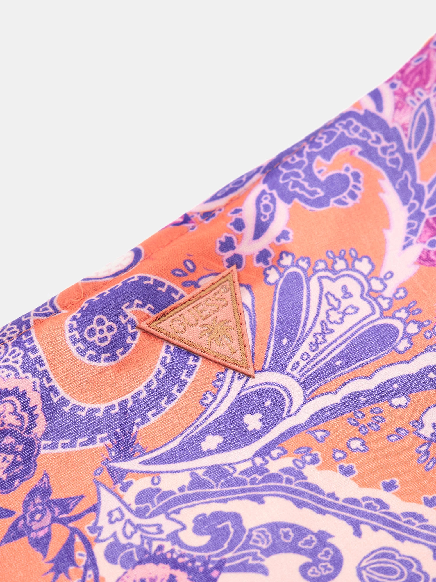 Guess Kadın Çok Renkli Bağlamalı Kısa Kimono Üst