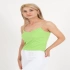 Quzu Neon Yeşili Askılı Bluz