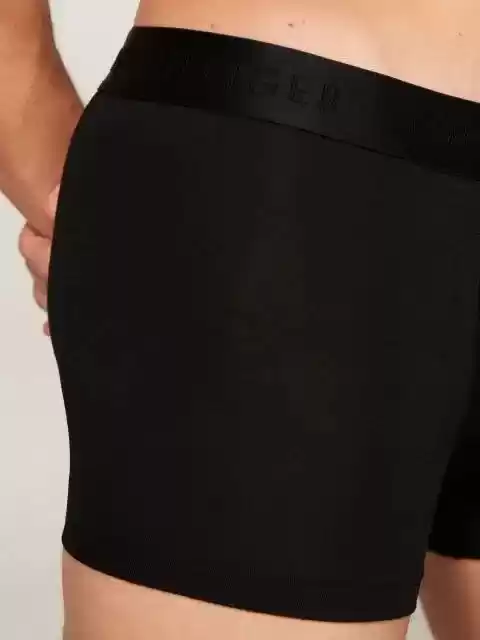 Tommy Hilfiger Erkek 3lü Tonal Logolu Siyah Boxer