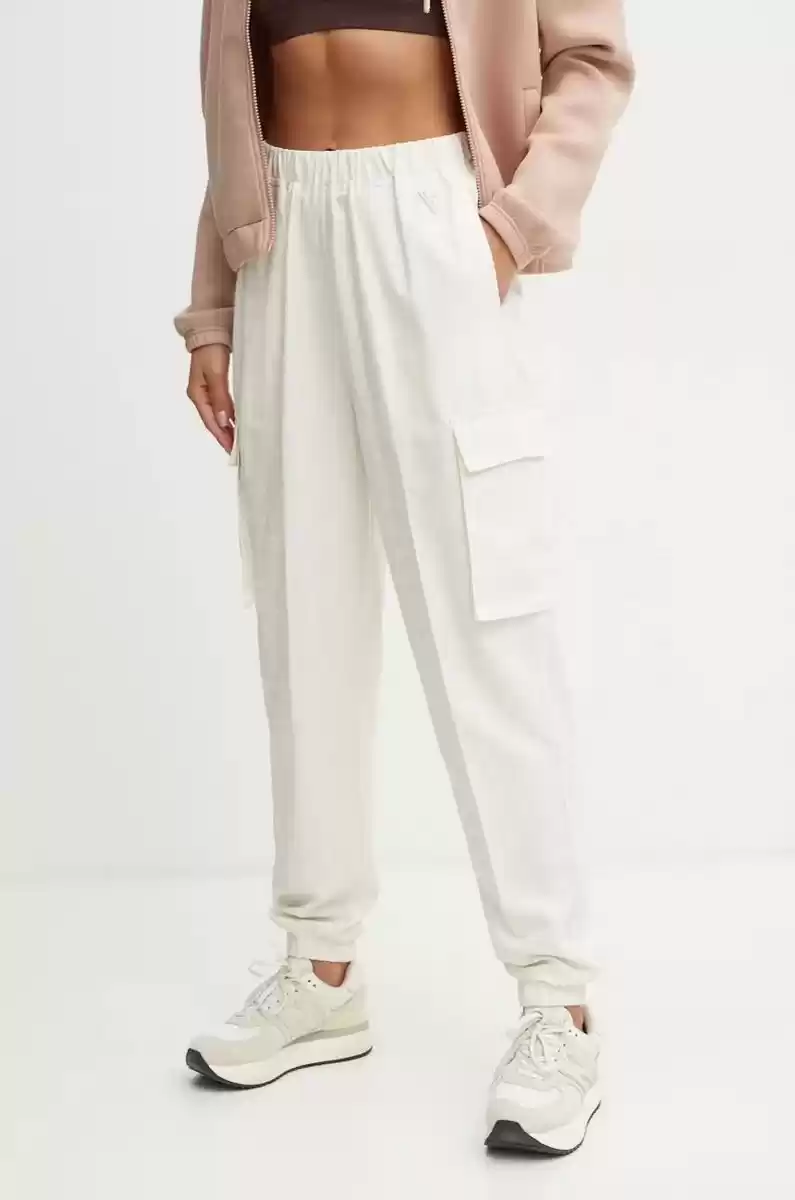 Guess Kadın Beyaz Eco Quattro Pantolon